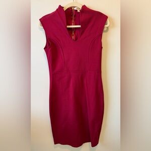 Rolla Coster Sleeveless Bodycon Magenta Mini Dress